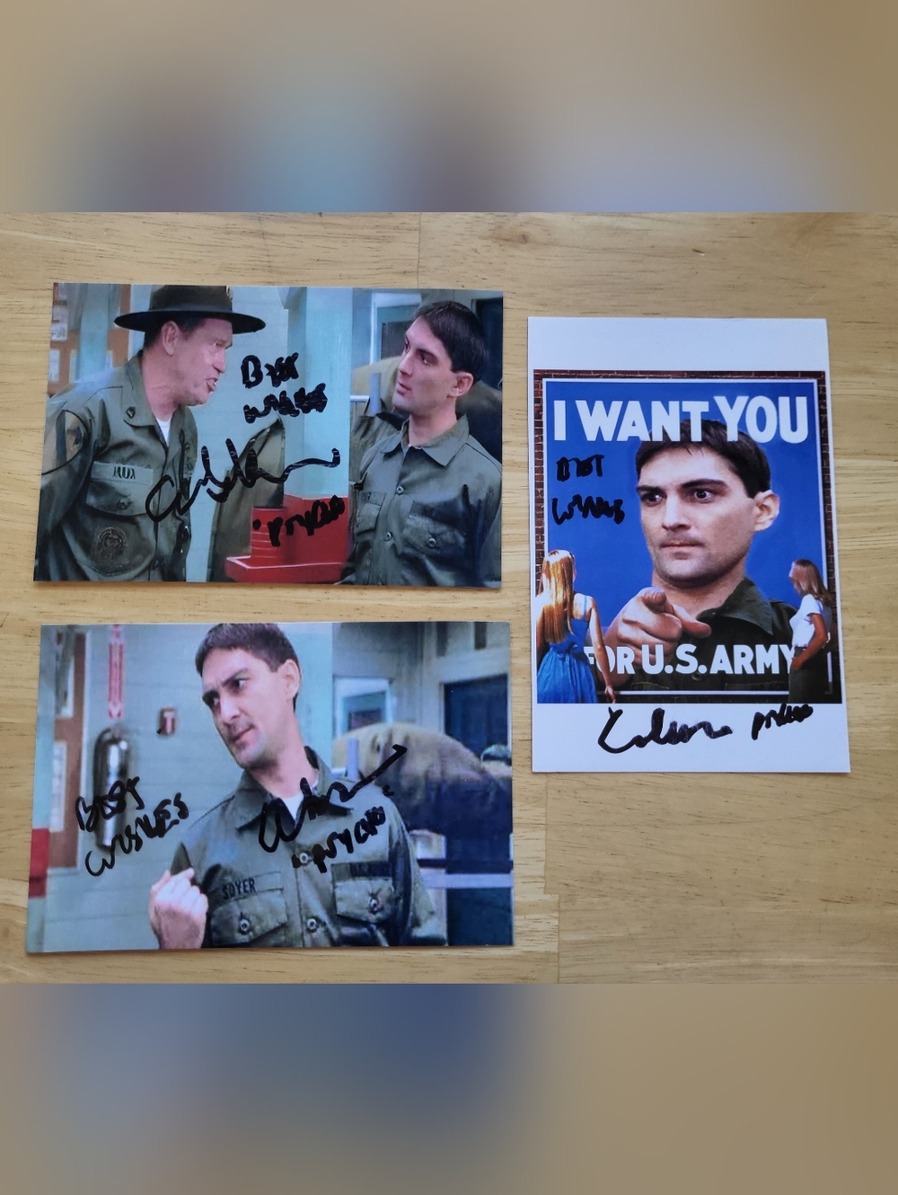 Conrad Dunn Stripes Hand Signed 4x6 Autograph Photos